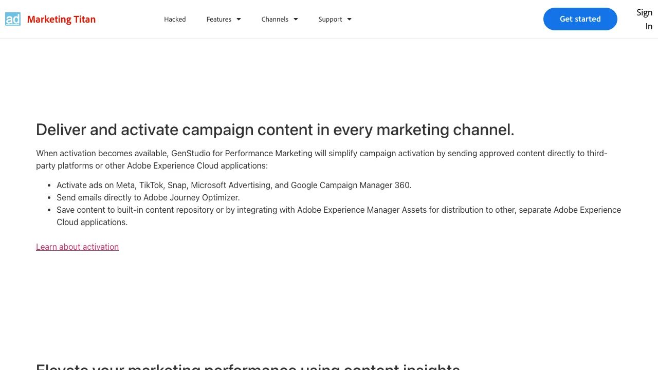 Marketing Titan screenshot