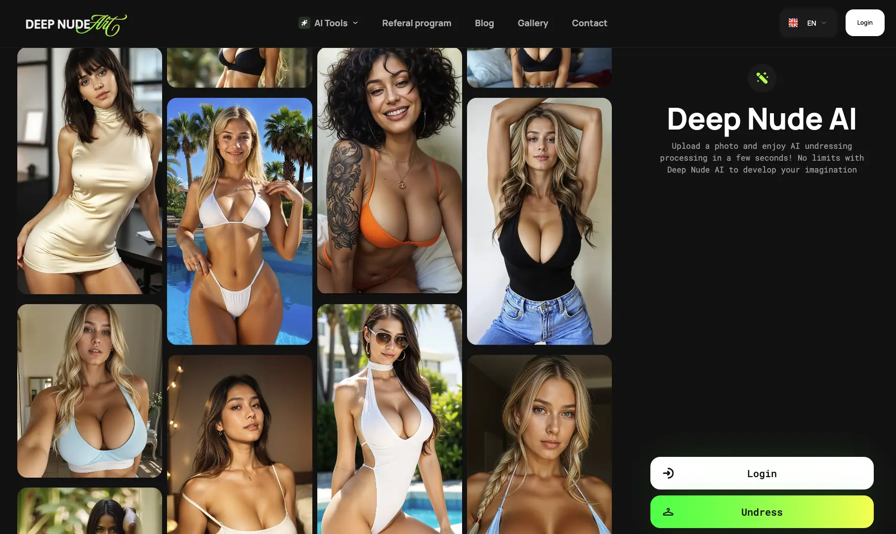 DeepNude AI censored screenshot
