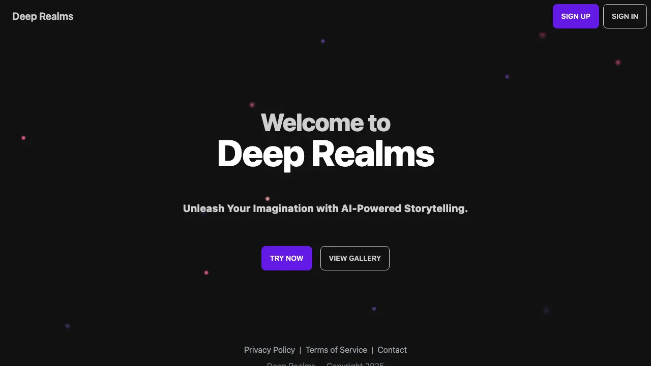 Deep Realms screenshot