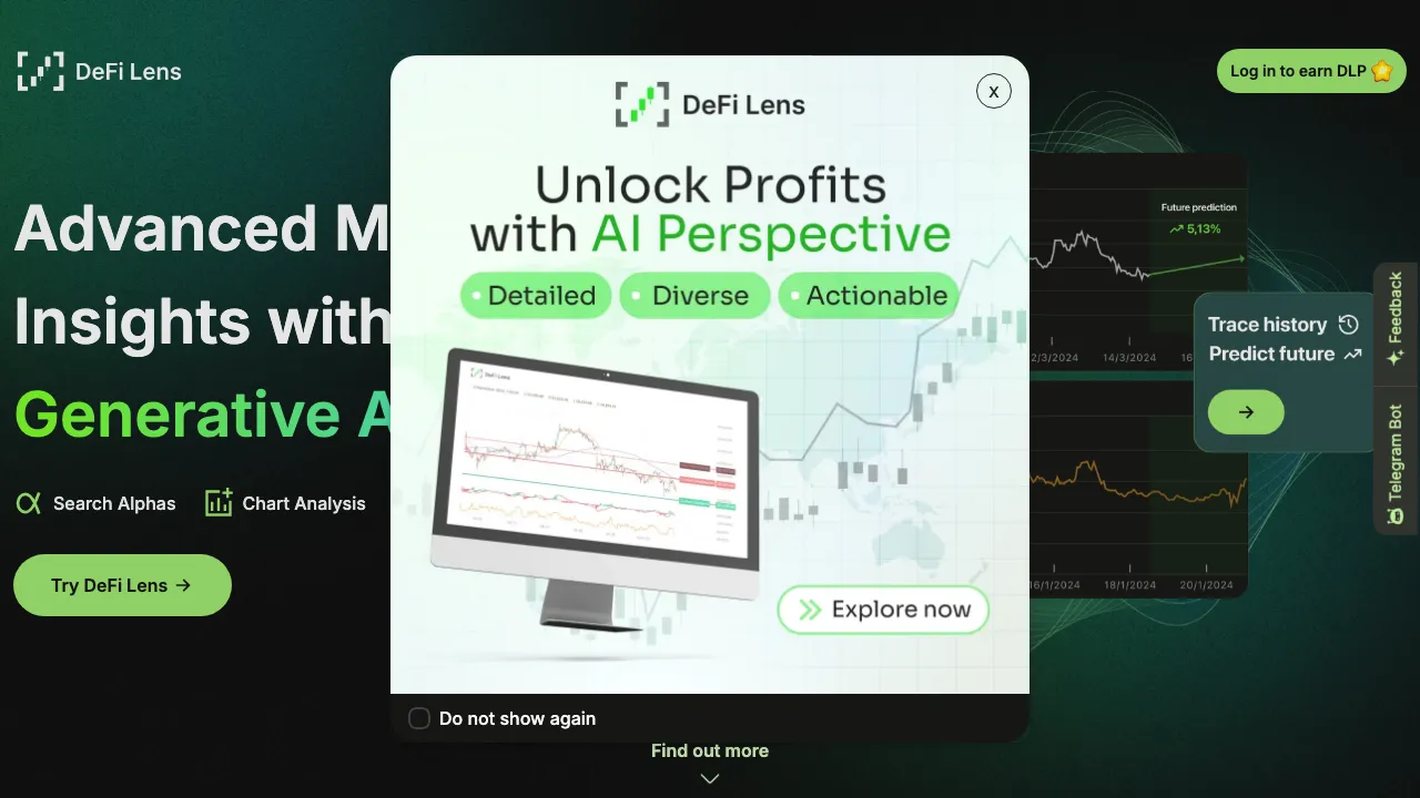 DeFi Lens screenshot