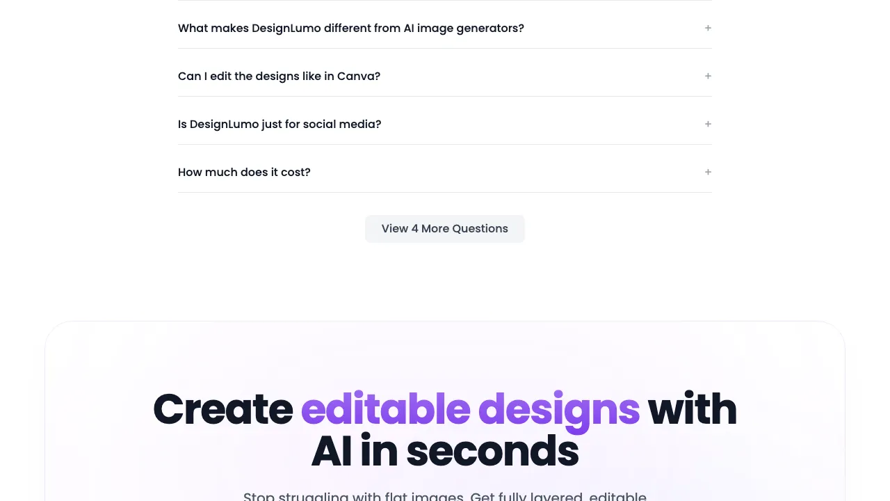 DesignLumo screenshot