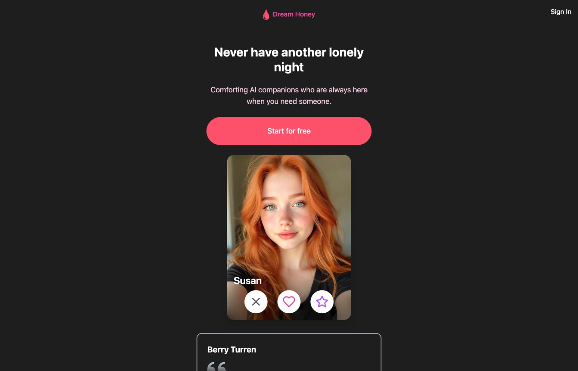DreamHoney screenshot