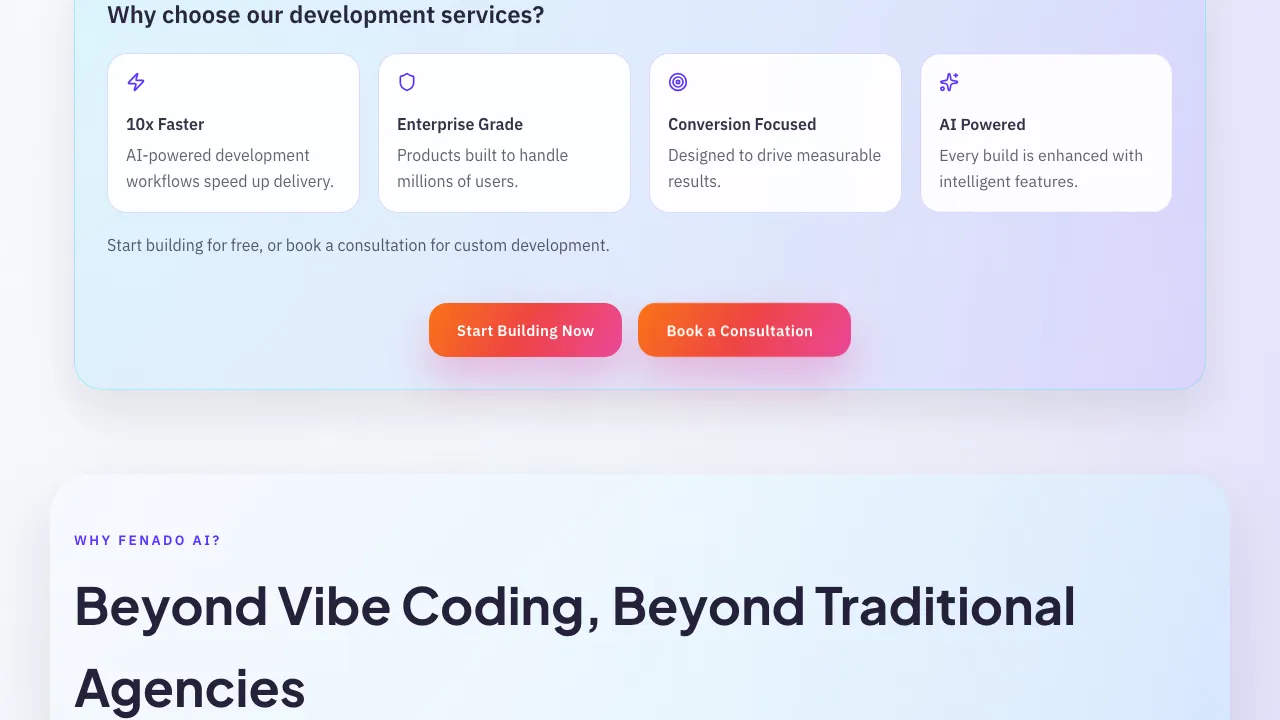 Fenado AI screenshot