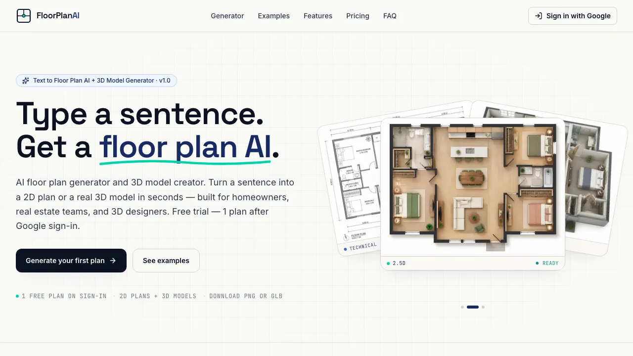 FloorPlanAI screenshot