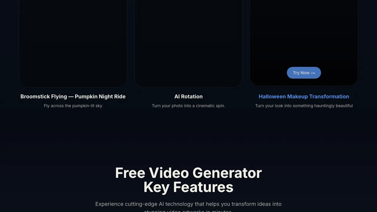 Van Gogh Free Video Generator screenshot