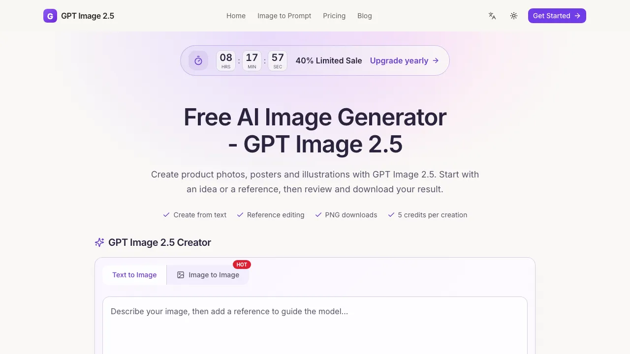 GPT Image 2.5 screenshot