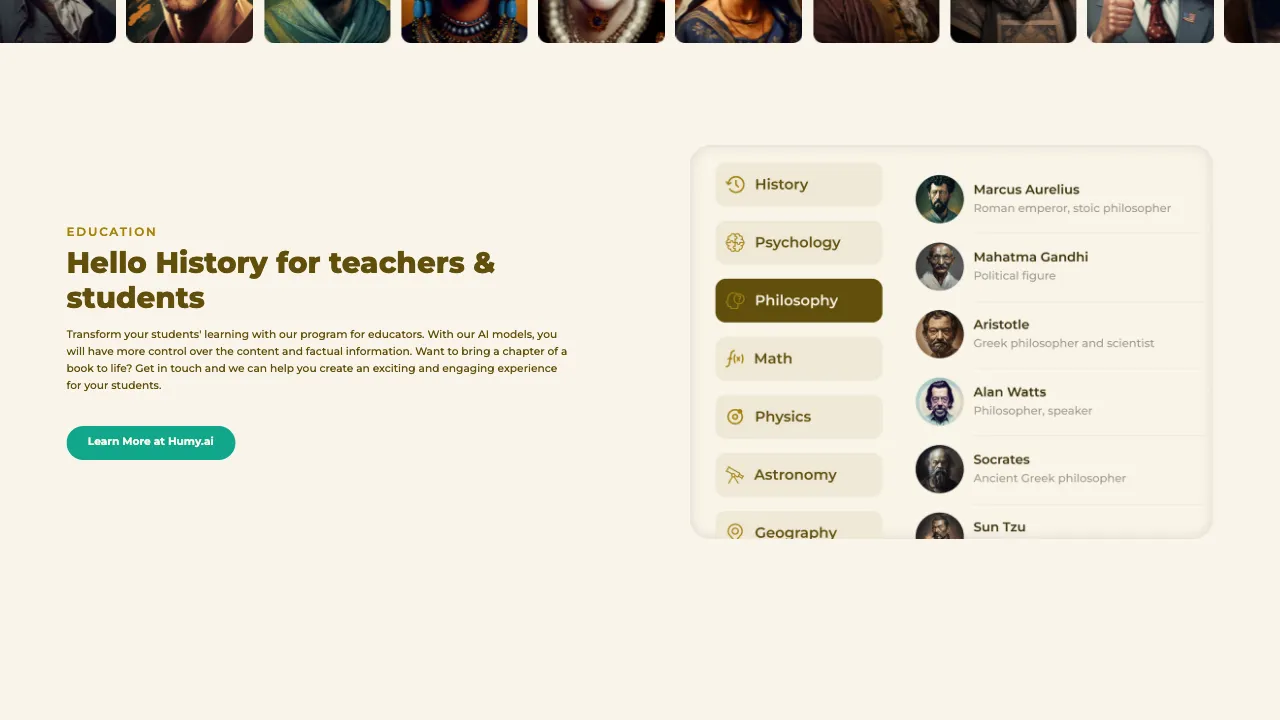 Hello History screenshot