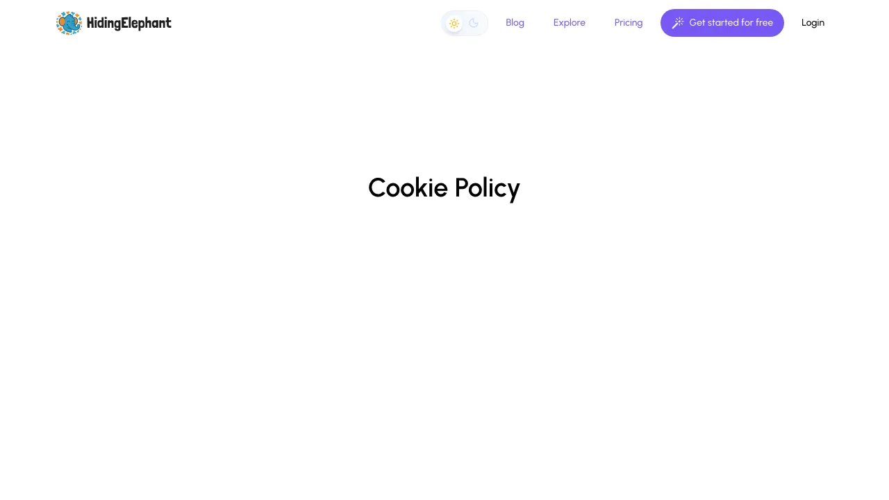 Hiding Elephant screenshot