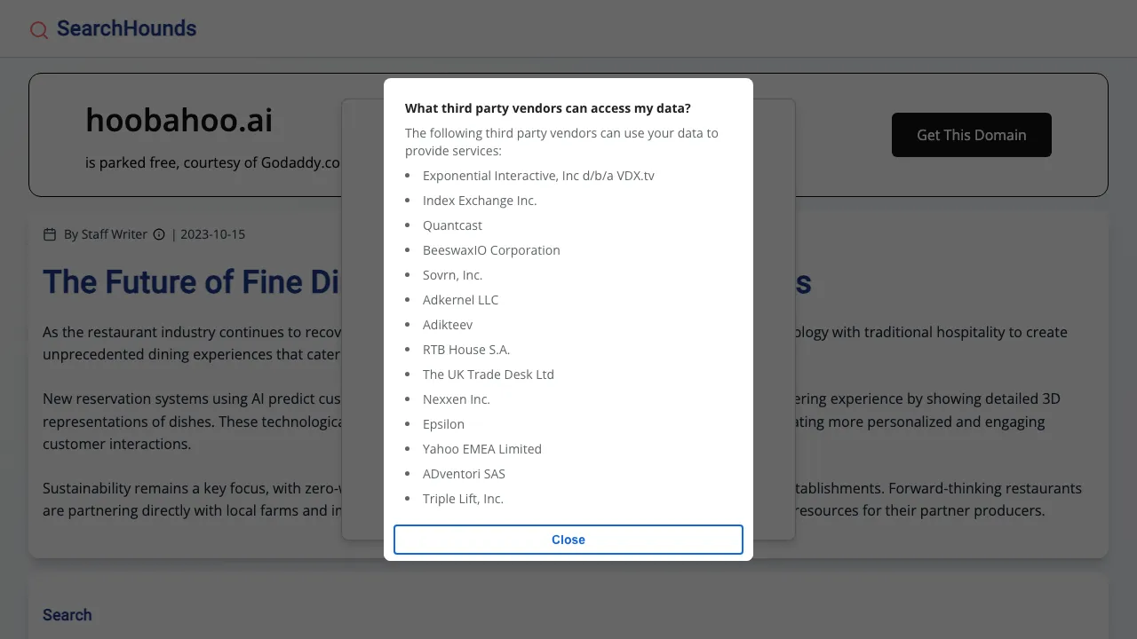 SearchHounds screenshot
