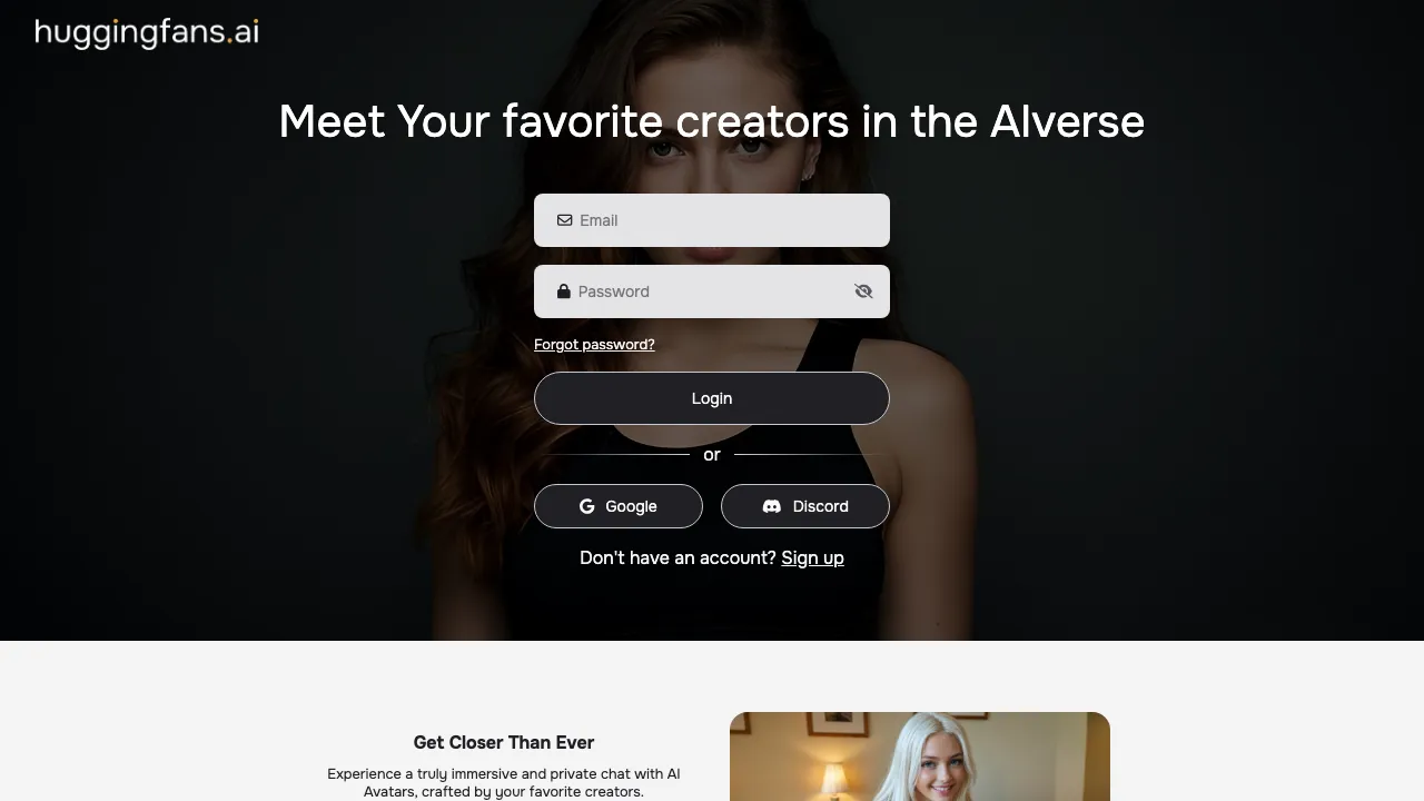 HuggingFans screenshot