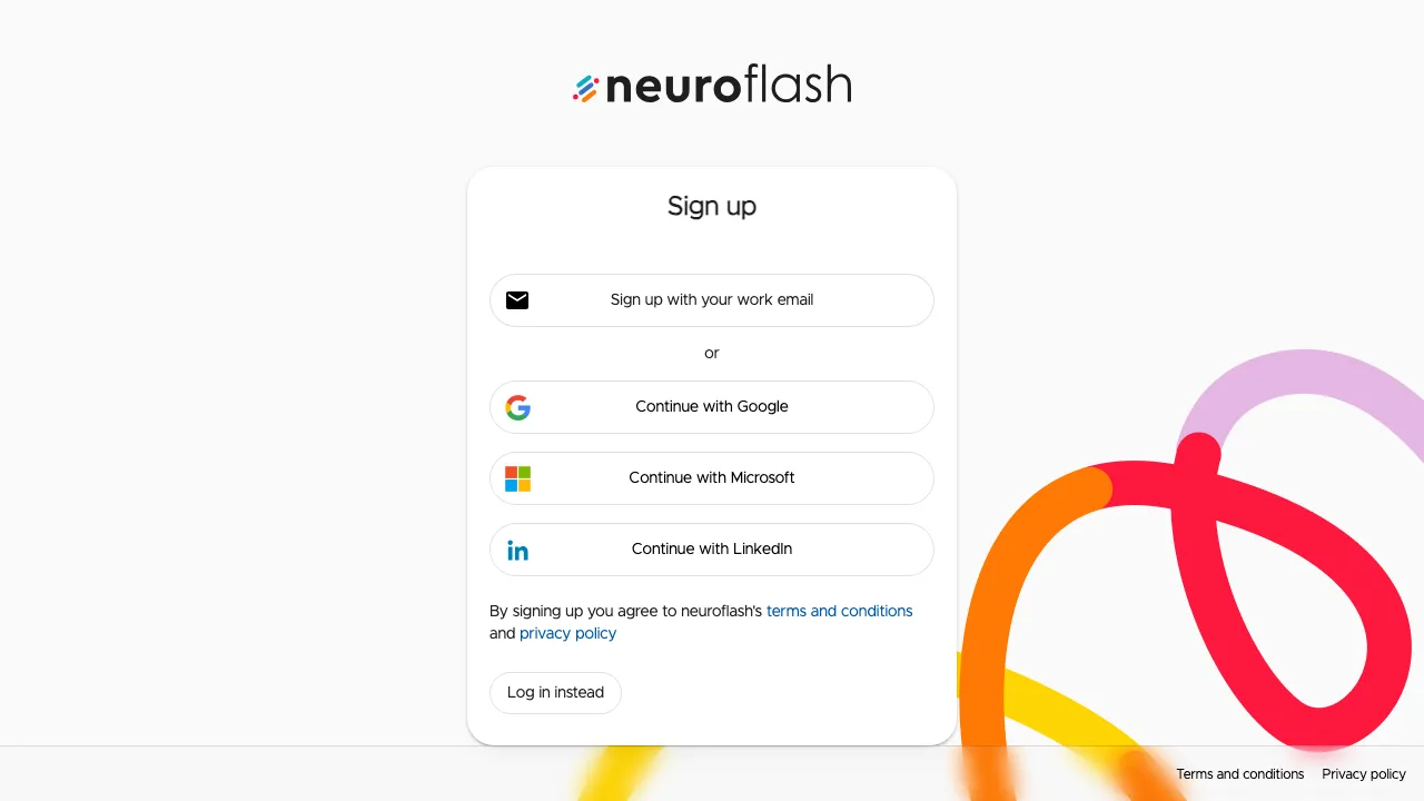 Neuroflash screenshot