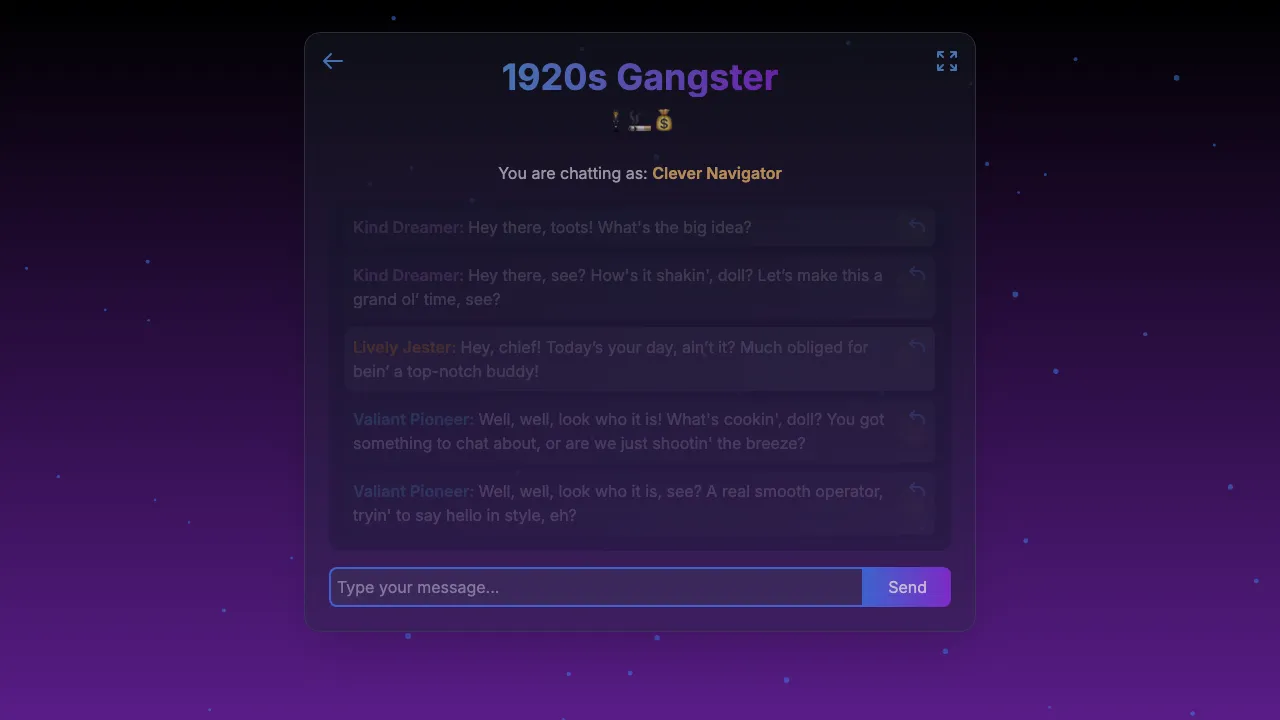 Impersona screenshot