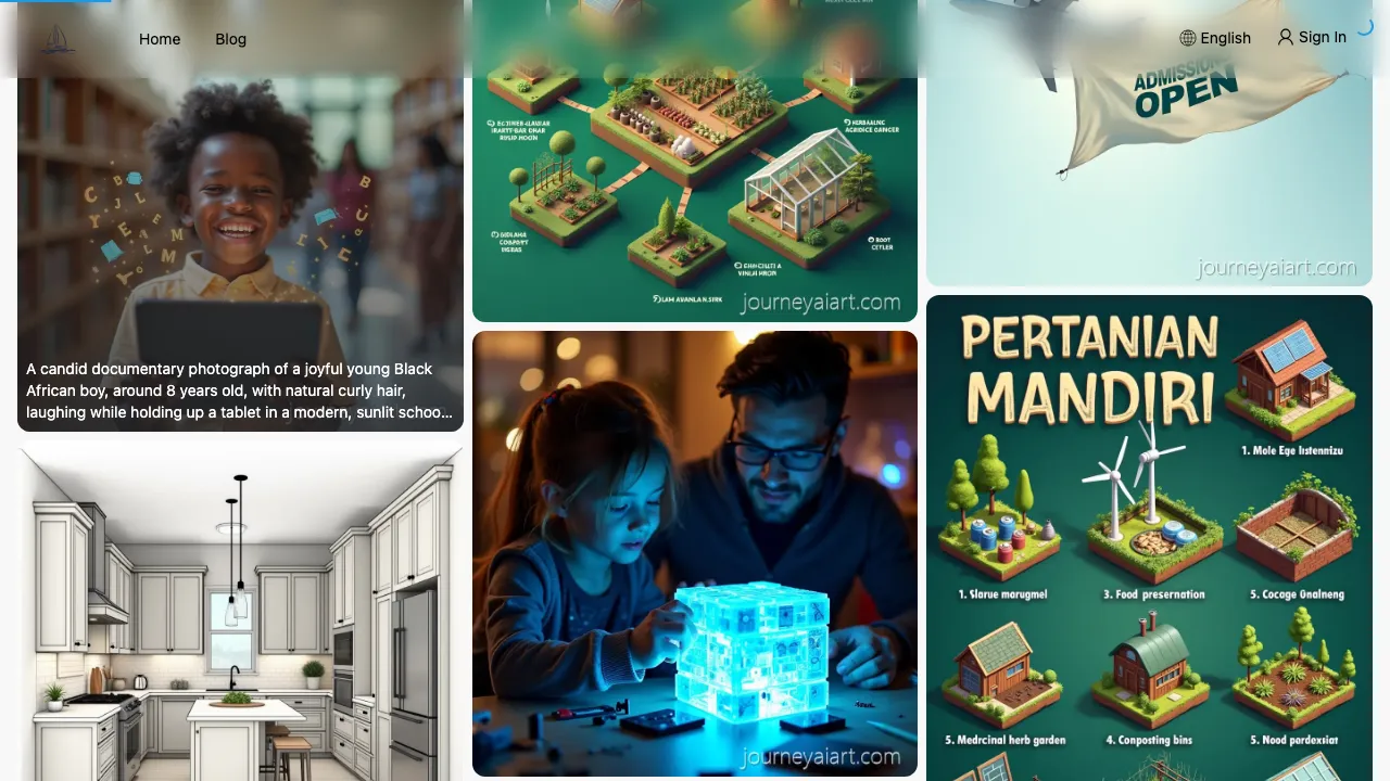 Journey AI Art Generator screenshot