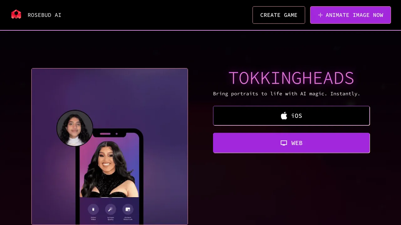 Rosebud AI screenshot