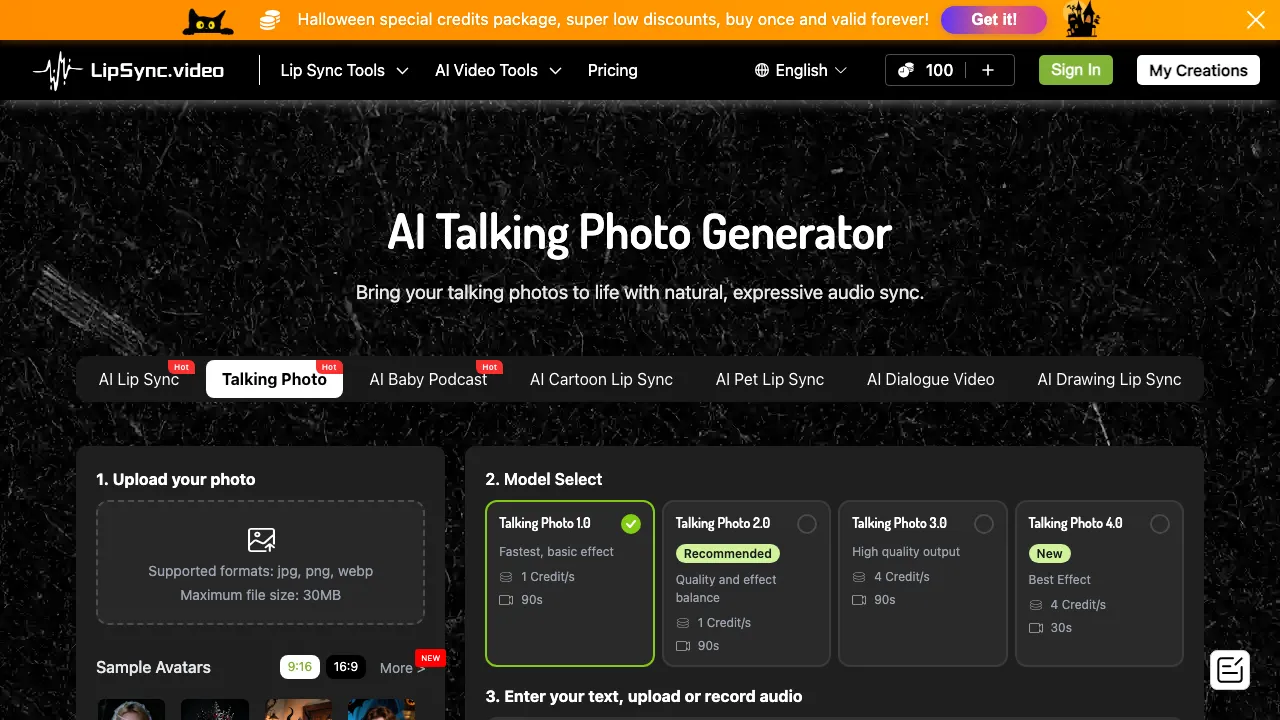 AI Talking Photo Generator screenshot