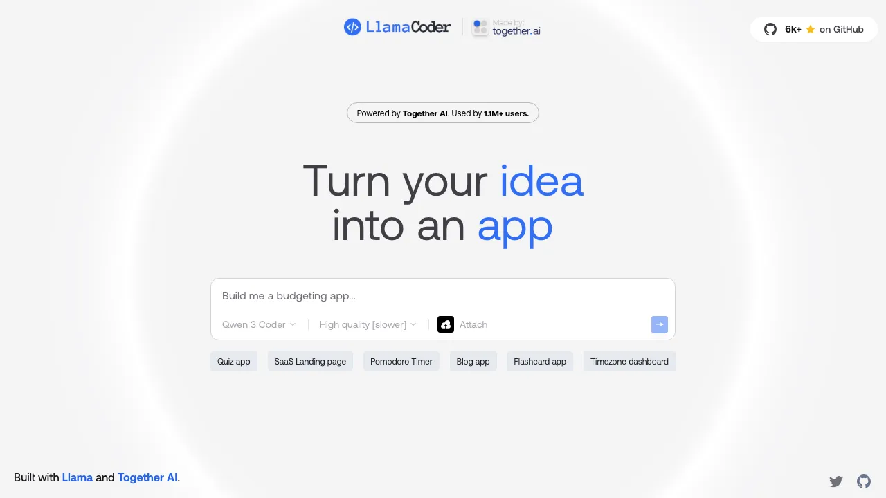 Qwen 3 Coder screenshot