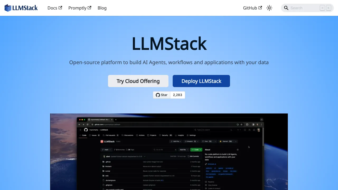LLMStack screenshot