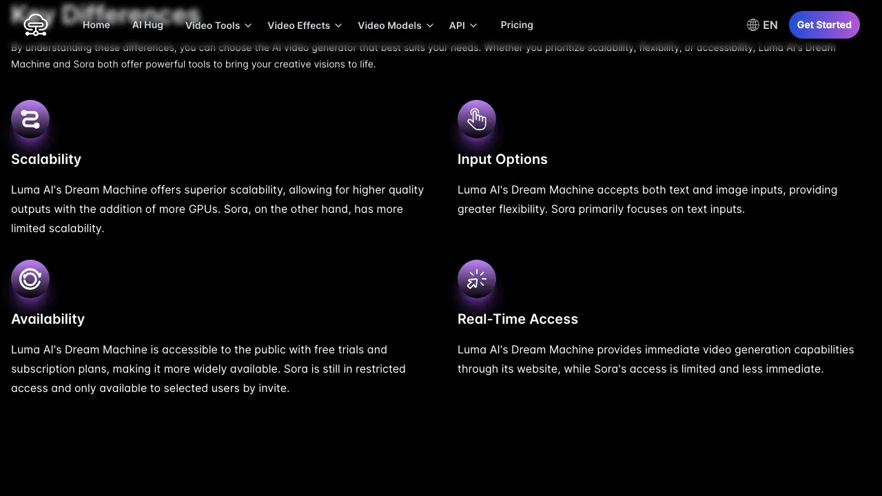 Luna AI Video Generator screenshot