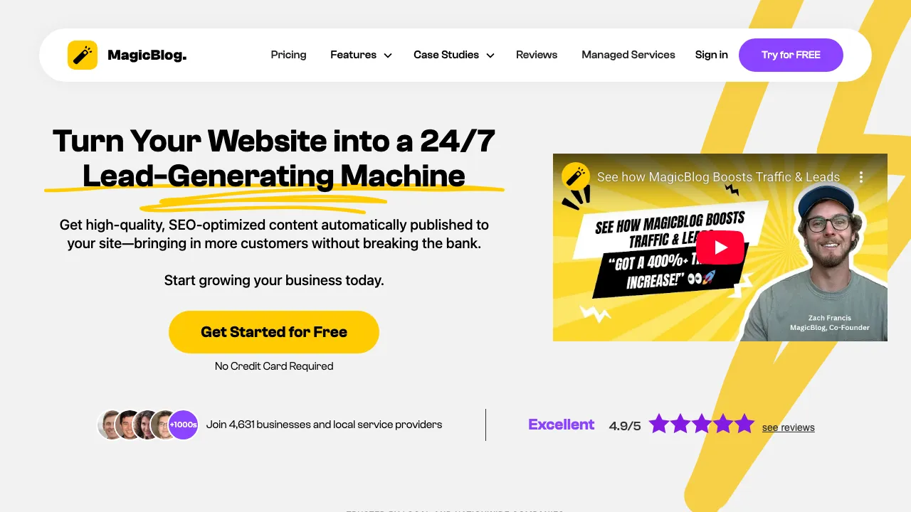 MagicBlog screenshot