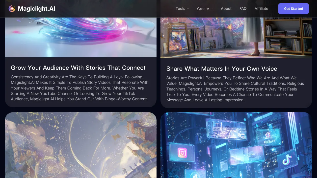 Magiclight.AI screenshot