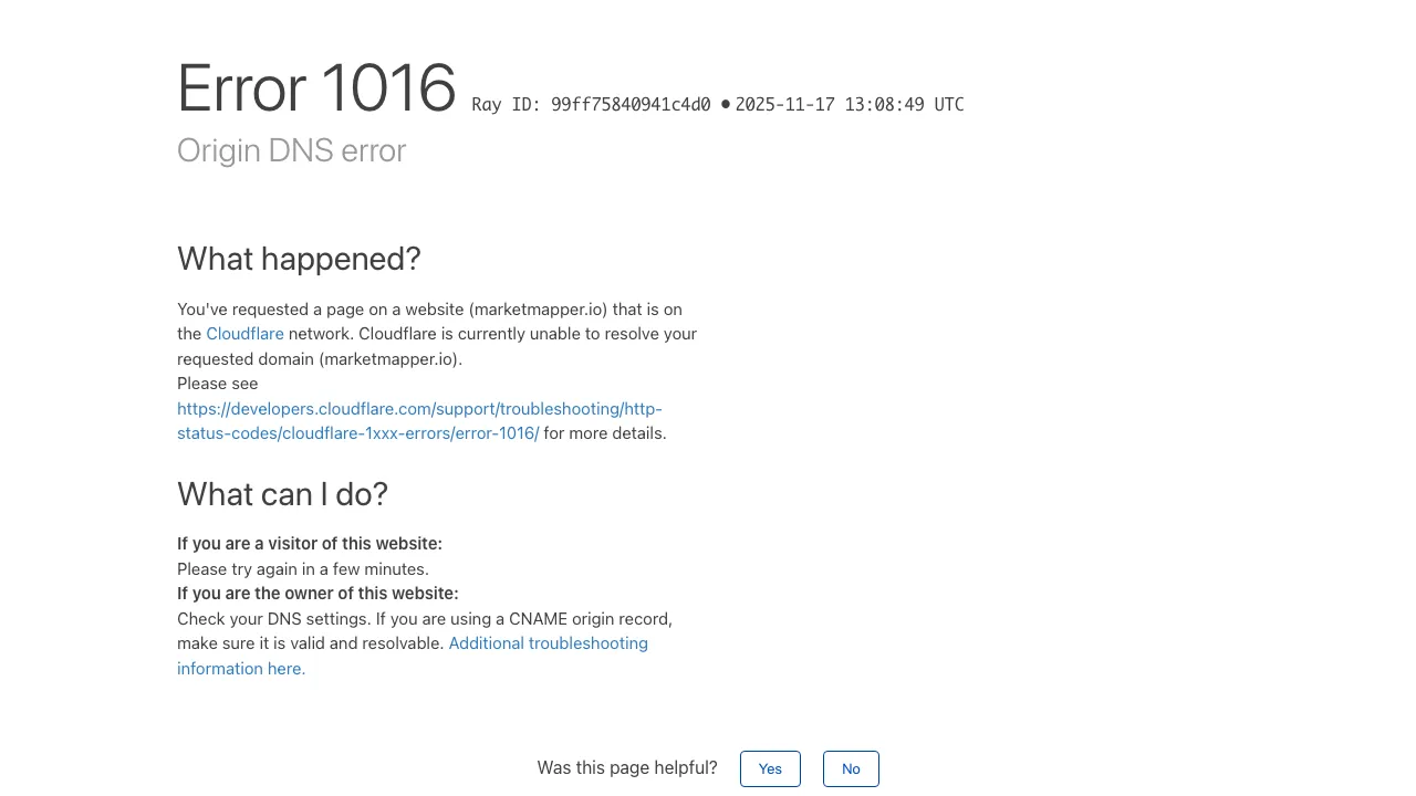 Market Mapper screenshot