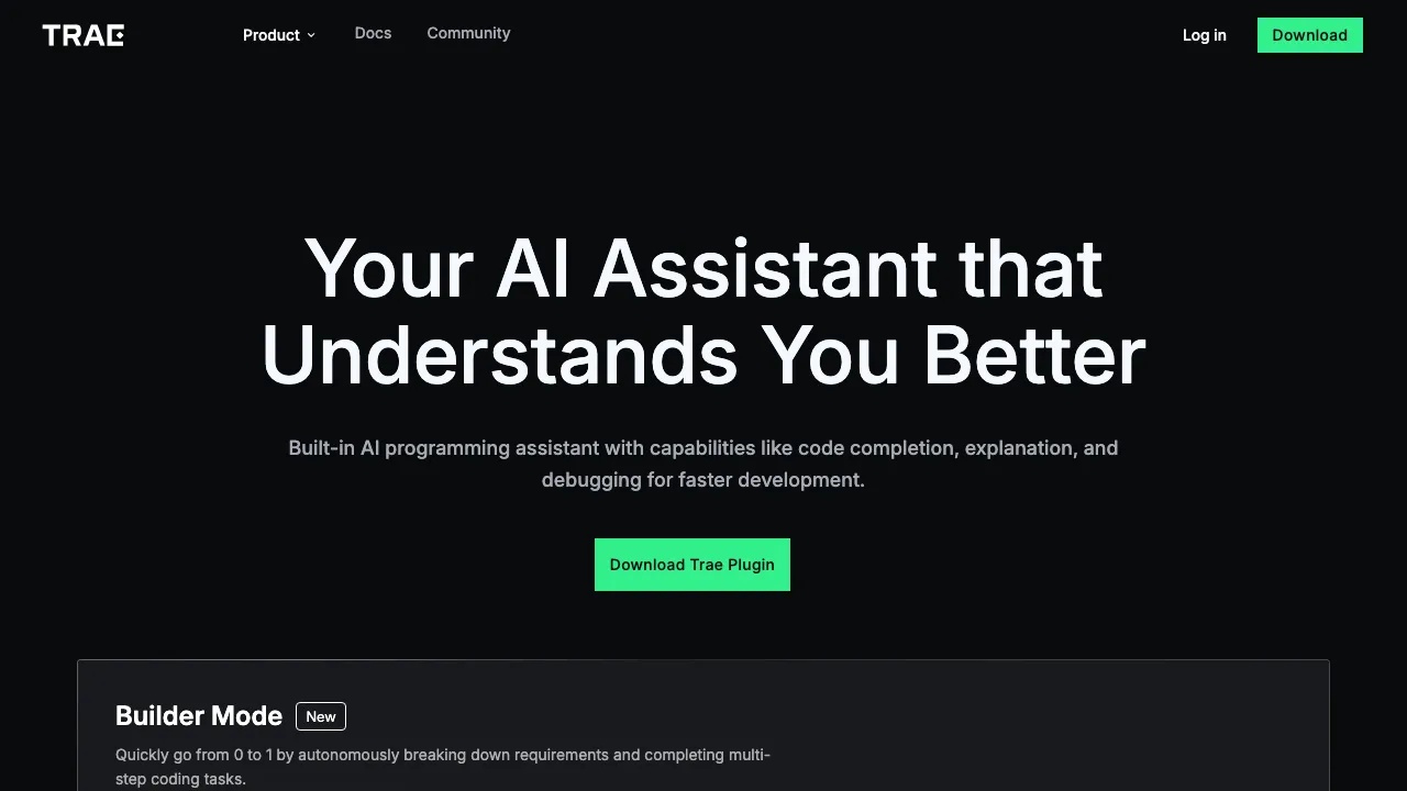 Trae Plugin screenshot