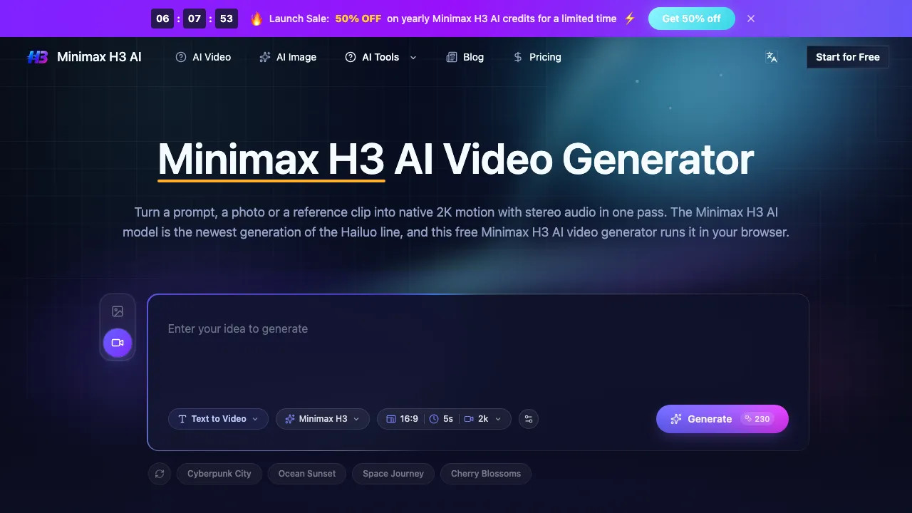 Minimax H3 screenshot