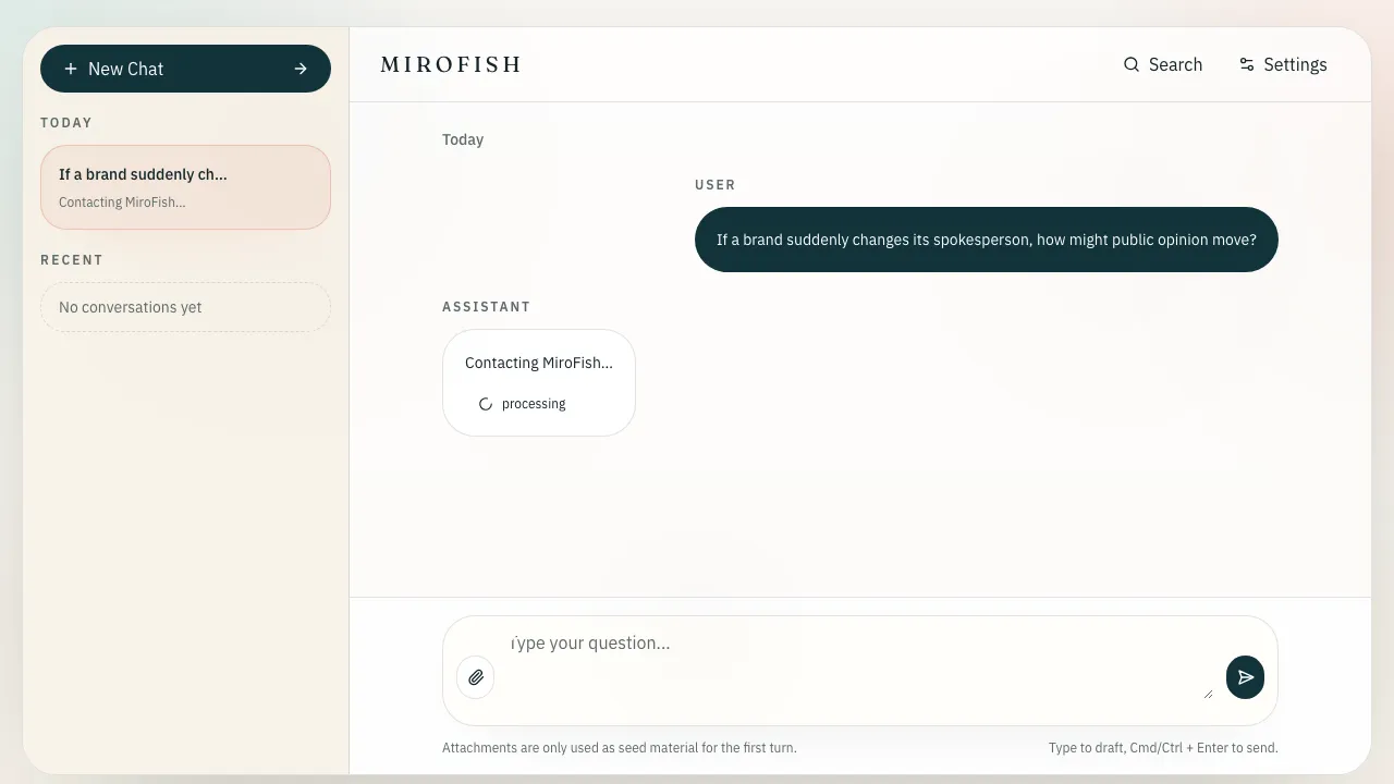 MiroFish screenshot