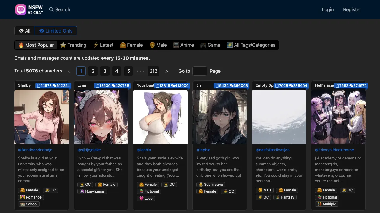 Nsfwaichat screenshot