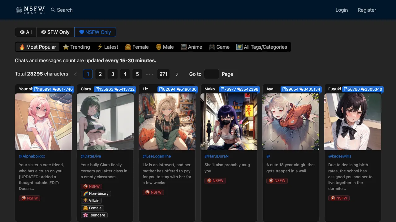 NSFW Char AI screenshot