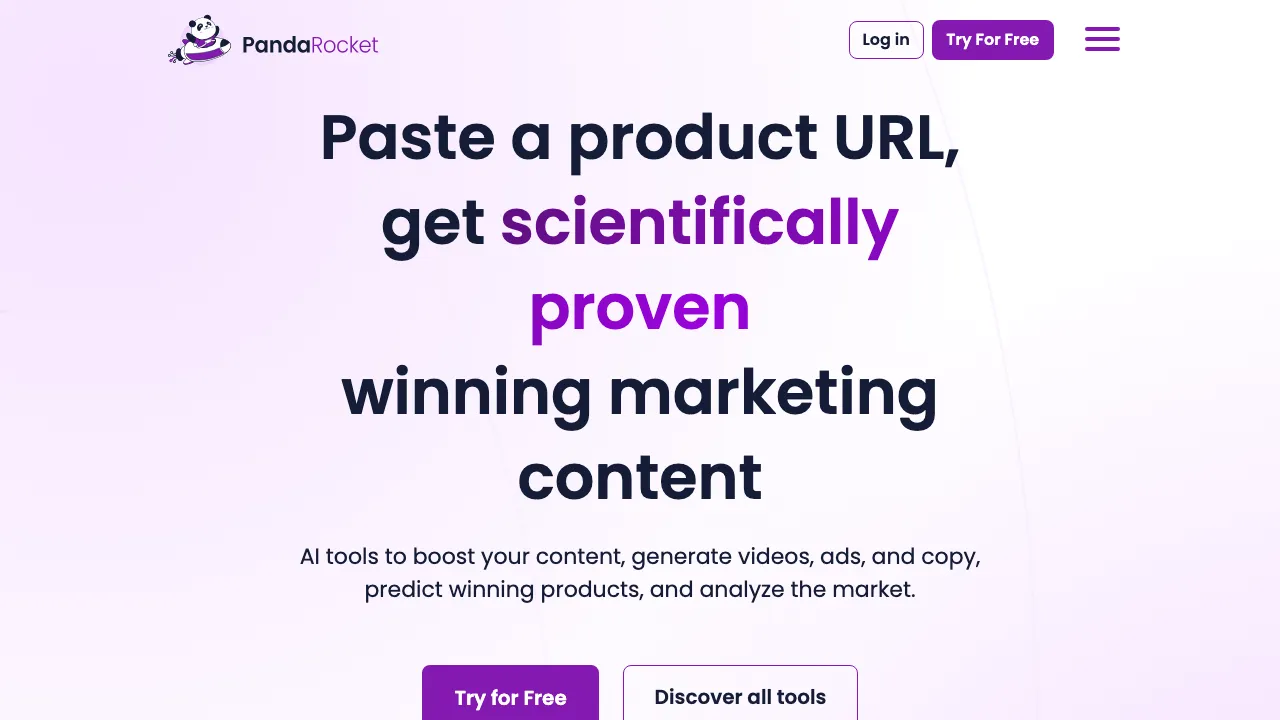 PandaRocket screenshot