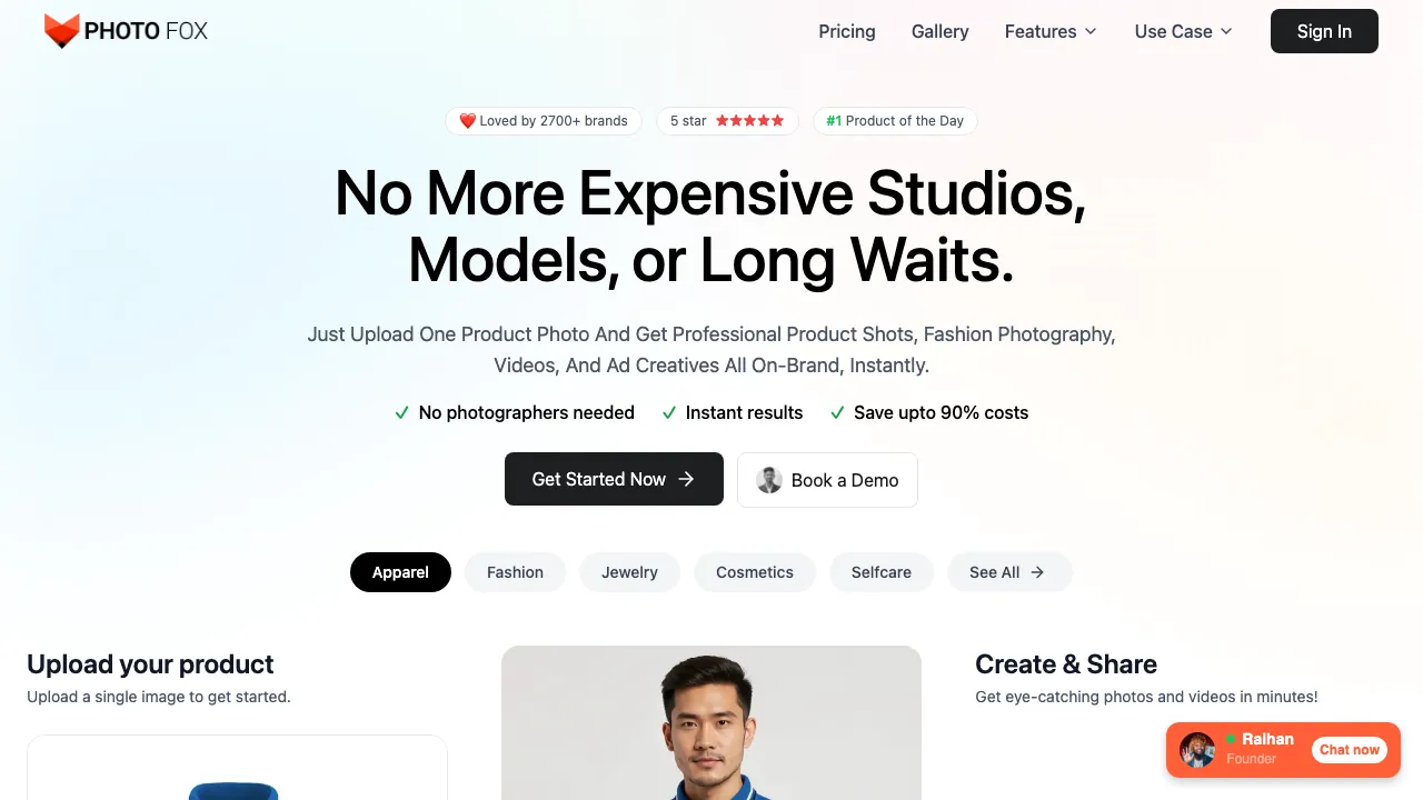 PhotoFox AI screenshot