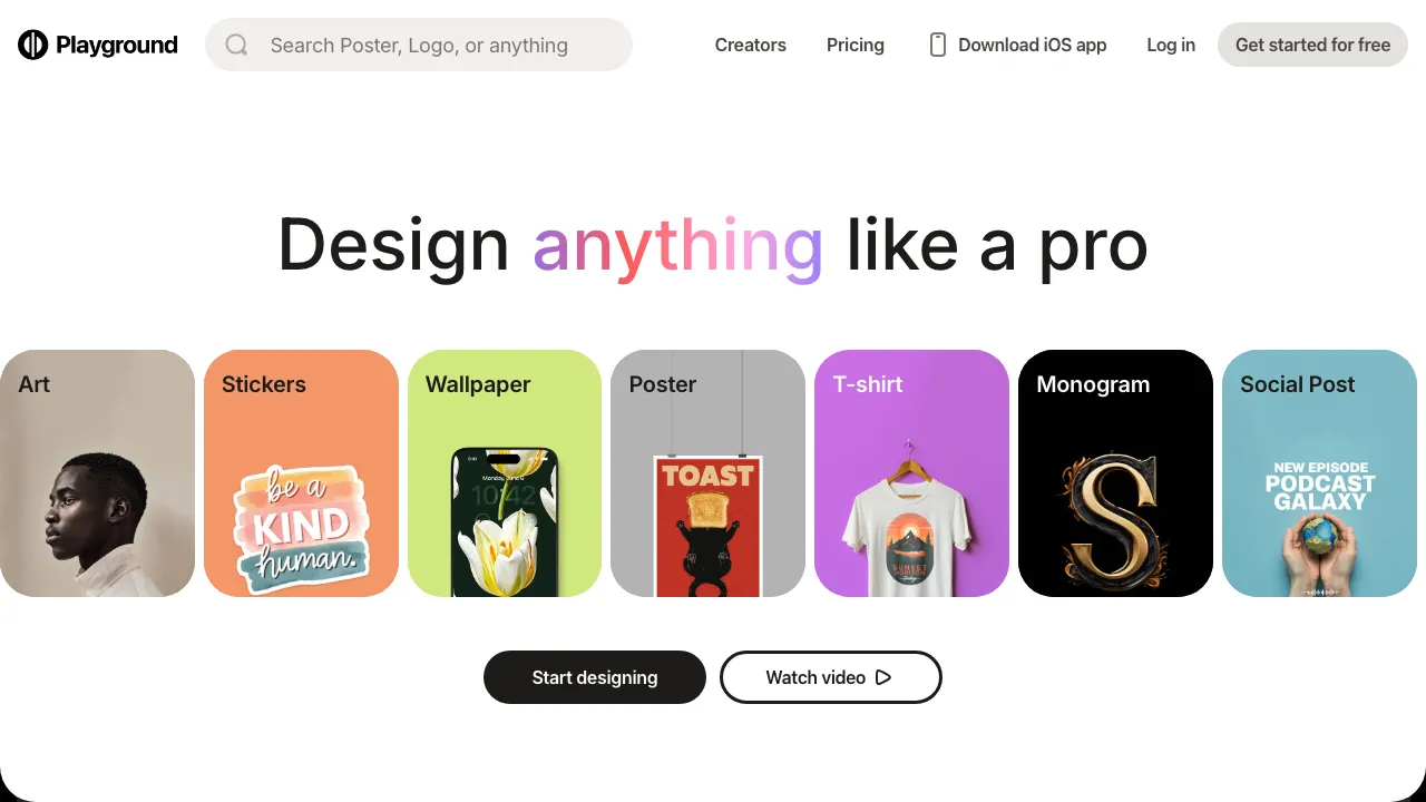 Playground screenshot