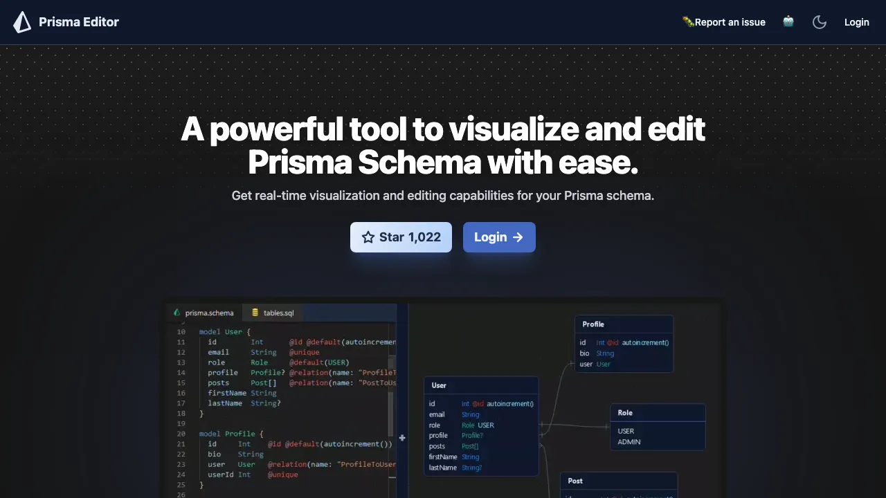 Prisma Editor screenshot