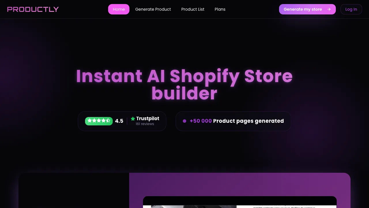 Productly screenshot