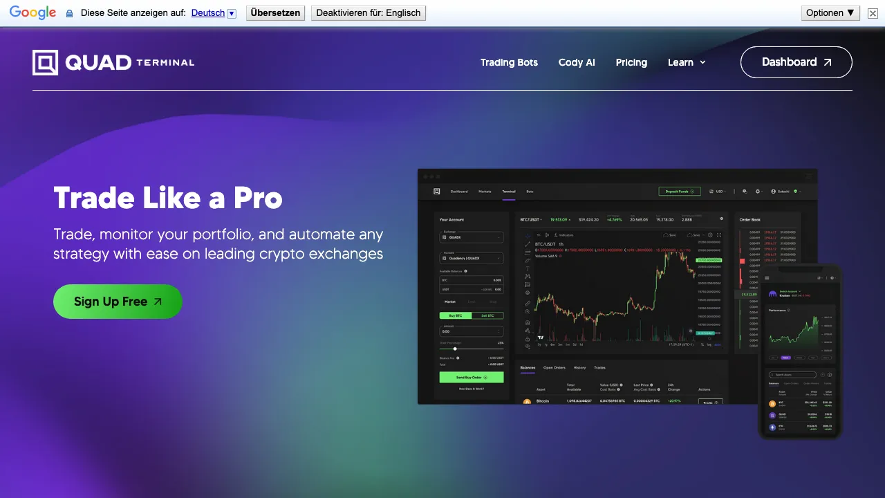 Quad Terminal screenshot