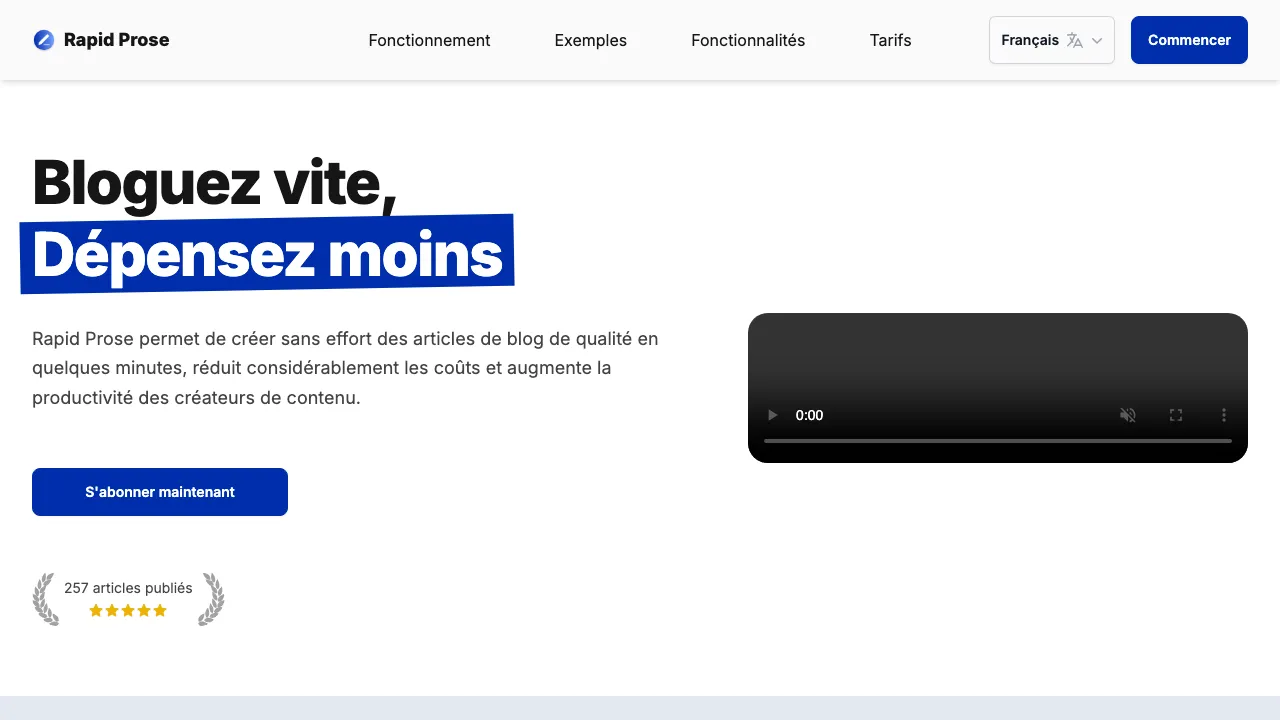 Rapid Prose screenshot