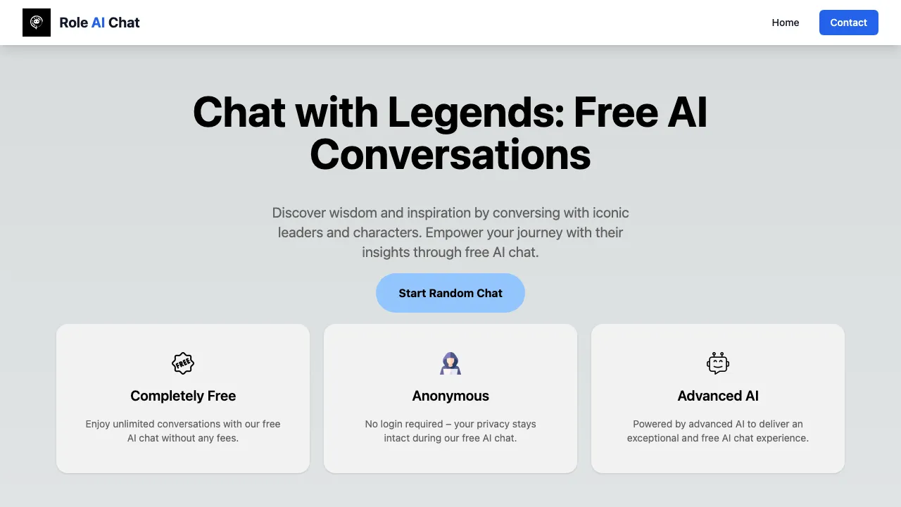 Role AI Chat screenshot