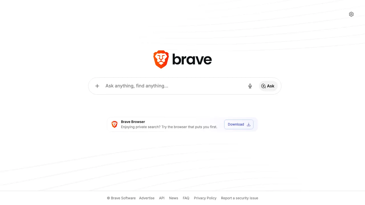 Brave Browser screenshot
