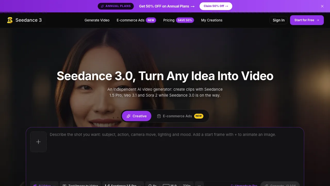 Seedance 3 screenshot