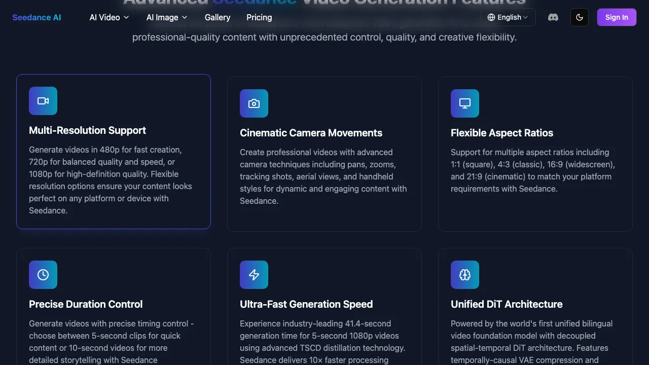Seedance AI screenshot