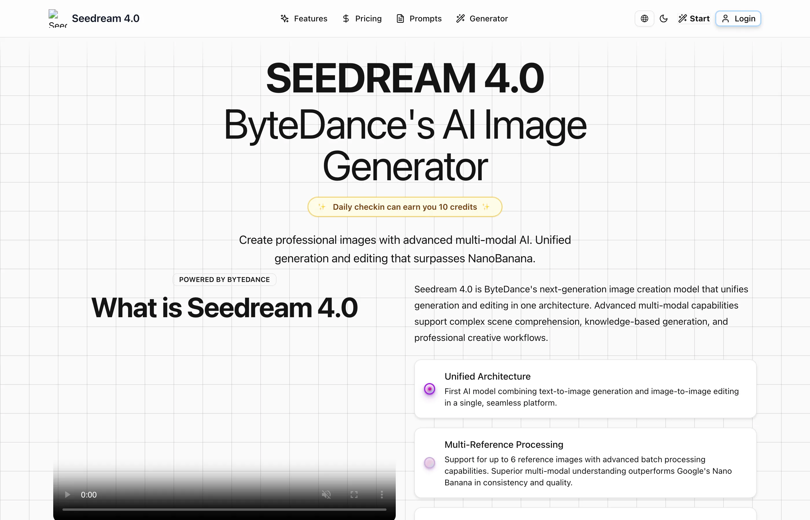 Seedream 4.0 AI screenshot
