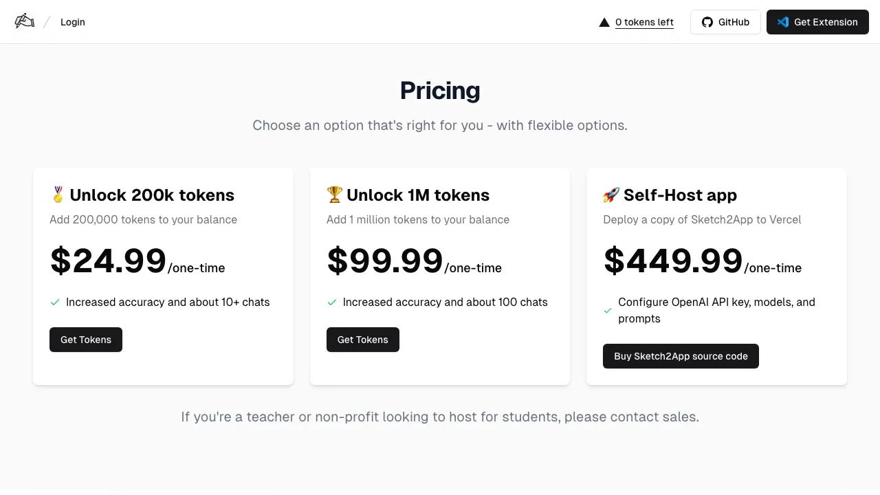 Sketch2App screenshot
