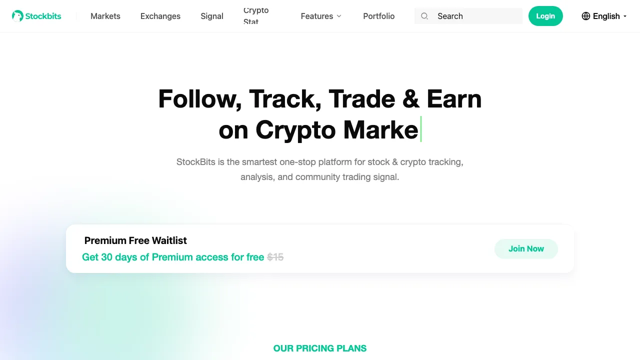 StockBits screenshot