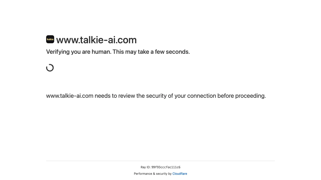 Talkie AI screenshot