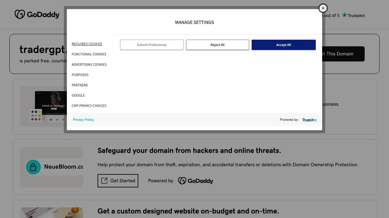 TraderGPT screenshot