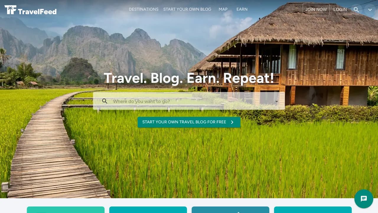 TravelFeed screenshot