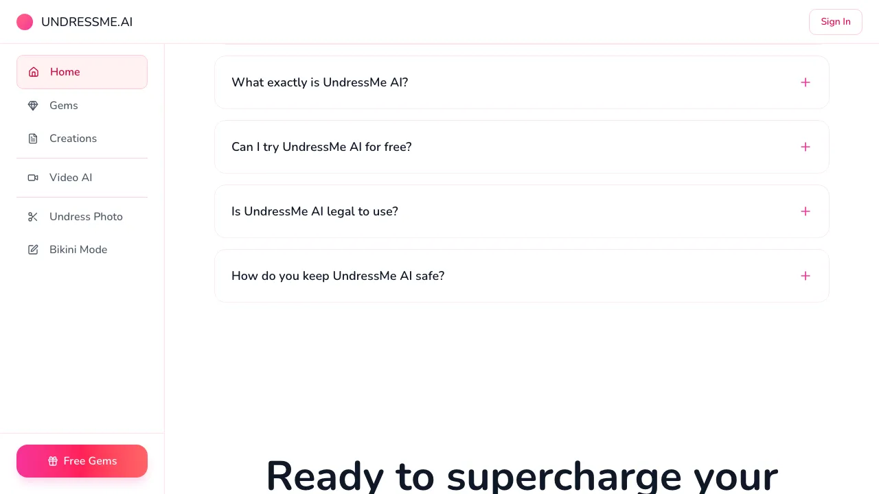 UndressMe AI screenshot