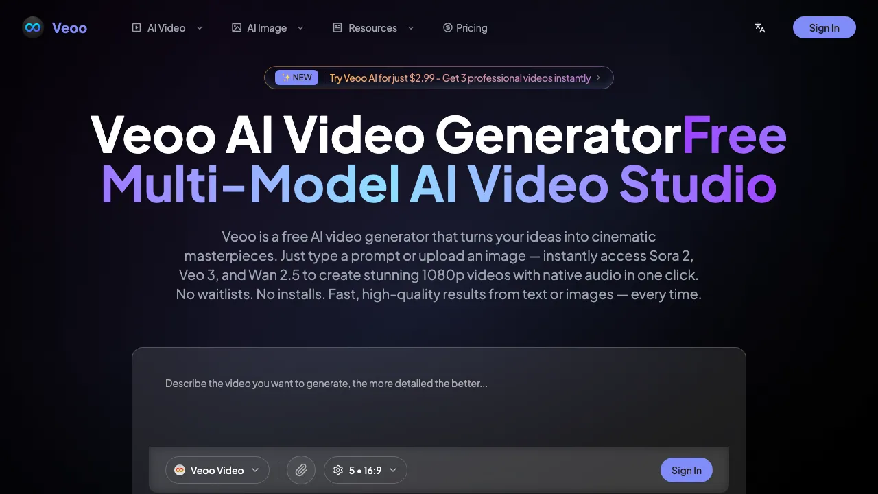 Veoo screenshot