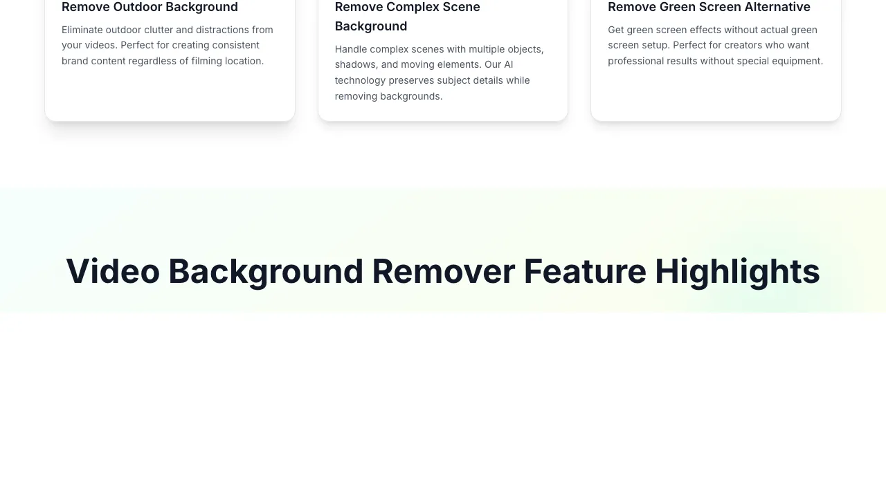 Video Background Remover screenshot
